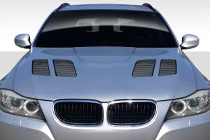 2009-2011 BMW 3 Series E90 Duraflex GTR Hood - 1 Piece