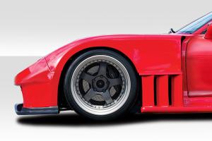 1993-1997 Mazda RX-7 Duraflex Bossen Wide Body Front Fenders - 2 Piece