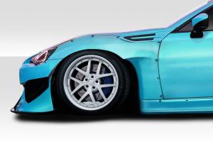 2013-2019 Scion FR-S, 2013-2019 Subaru BRZ Duraflex Widebody GT500 V3 Front Fenders - 2 Piece