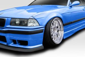 1992-1998 BMW 3 Series M3 E36 Duraflex C Spec Front Fender Flares - 2 Piece