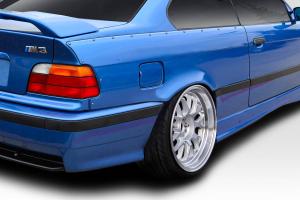 1992-1998 BMW 3 Series M3 E36 2DR Duraflex C Spec Rear Fender Flares - 2 Piece