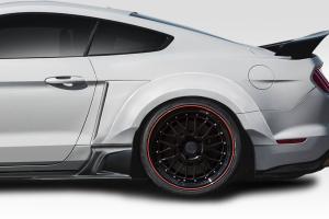 2015-2019 Ford Mustang Duraflex KT Wide Body Rear Fender Flares - 4 Piece