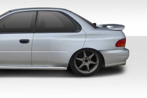 1993-2001 Subaru Impreza 4DR Duraflex 22B Look Rear Fender Flares - 5 Piece