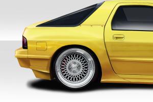 1986-1991 Mazda RX-7 Duraflex RE Wide Body Rear Fenders - 2 Piece