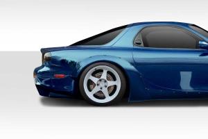 1993-1997 Mazda RX-7 Duraflex TKO Boss Wide Body Rear Fender Flares - 2 Piece