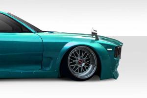 1993-1997 Mazda RX-7 Duraflex TKO Boss Wide Body Front Fenders - 4 Piece