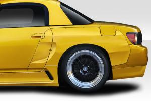 2000-2009 Honda S2000 Duraflex TKO RBS Wide Body Rear Fender Flares - 2 Piece