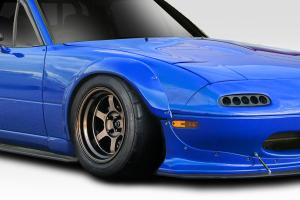 1990-1997 Mazda Miata Duraflex TKO RBS Wide Body Rear Fender Flares - 2 Piece