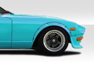 1970-1973 Datsun 240Z 2DR, 1974-1978 Nissan 260Z 2DR, 1975-1978 Nissan 280Z 2DR Duraflex Ziggy Fender Flares - 4 Piece