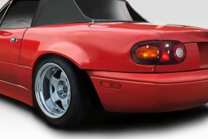 1990-1997 Mazda Miata Duraflex Afterburner 40mm Rear Fender Flares - 2 Piece