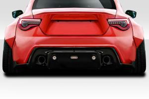 2013-2019 Scion FR-S, 2013-2019 Subaru BRZ Duraflex GT500 V3 Rear Diffuser - 1 Piece