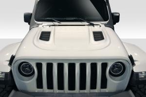 2019-2019 Jeep Wrangler JL Duraflex MPR Hood - 1 Piece