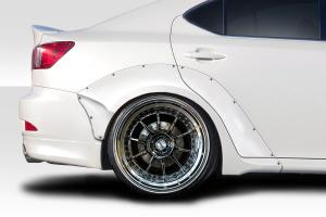 2006-2013 Lexus IS Series IS250 IS350 Duraflex MSR 40mm Rear Fender Flares - 4 Piece