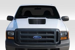 1999-2007 Ford Super Duty F250, 1999-2007 Ford Super Duty F350 F450 F550, 2000-2005 Ford Excursion Duraflex GT500 V2 Hood - 1 Piece