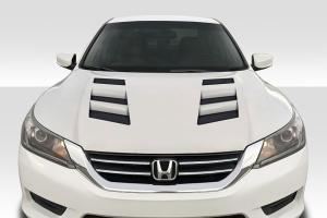 2013-2015 Honda Accord 4DR Duraflex AMS Hood - 1 Piece