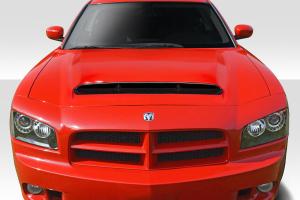 2006-2010 Dodge Charger Duraflex Demon Look Hood - 1 Piece