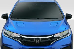 2015-2019 Honda Fit Duraflex AMS Hood - 1 Piece