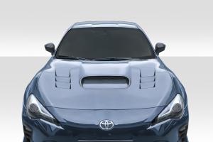 2013-2020 Scion FR-S, 2013-2020 Subaru BRZ Duraflex STI Look Hood - 1 Piece