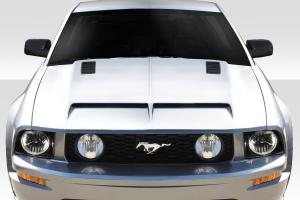 2005-2009 Ford Mustang Duraflex GT500 V3 Hood - 1 Piece