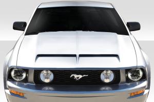 2005-2009 Ford Mustang Duraflex GT500 V4 Hood - 1 Piece