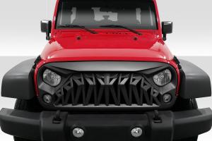 2007-2018 Jeep Wrangler Duraflex Monster Grille - 1 Piece