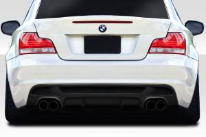 2008-2013 BMW 1 Series E82 E88 Duraflex M Tech Rear Diffuser - 1 Piece