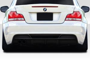 2008-2013 BMW 1 Series E82 E88 Duraflex R1 Rear Diffuser - 1 Piece (single exhaust)