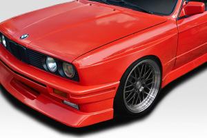 1984-1991 BMW 3 Series E30 Duraflex M3 Look Wide Body Front Fenders - 2 Piece