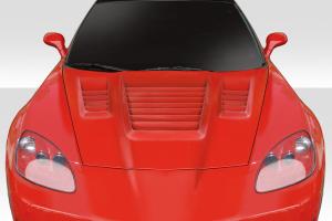 2005-2013 Chevrolet Corvette C6 Duraflex World Challenge Look Hood - 1 Piece