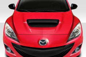 2010-2013 Mazda MazdaSpeed 3 Duraflex Ram Air Hood Scoop - 1 Piece