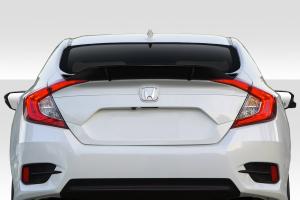 2016-2020 Honda Civic 4DR Duraflex Duckbill Rear Wing Spoiler - 3 Piece