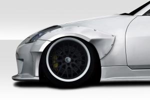 2003-2008 Nissan 350Z Z33 Duraflex SDS Front Fender Flares - 4 Piece