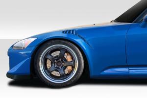 2000-2009 Honda S2000 (Note: Fenders are 25mm wider than stock) Duraflex GTRS Front Fenders - 2 Piece