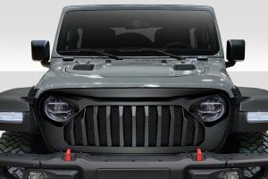 2019-2020 Jeep Wrangler JL Gladiator JT Duraflex Predator Grille - 1 Piece