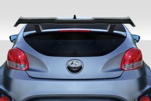 2012-2017 Hyundai Veloster Duraflex Nobo Rear Wing Spoiler - 3 Piece ( non turbo )