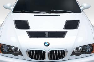 2001-2006 BMW M3 E46 Duraflex GT1 Hood Vents - 3 Piece