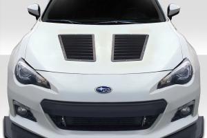 2013-2020 Scion FR-S, 2013-2020 Subaru BRZ Duraflex GT1 Hood Vents - 3 Piece