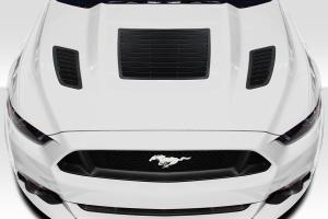 2015-2017 Ford Mustang Duraflex GT1 Hood Vents - 3 Piece