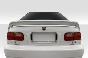 1992-1995 Honda Civic 4DR Duraflex Dragster Rear Wing Spoiler - 3 Piece