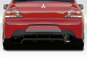 2003-2006 Mitsubishi Lancer Evolution 8 9 Duraflex VRS Rear Diffuser - 3 Piece