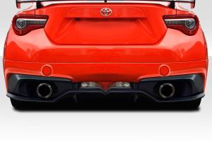 2013-2020 Scion FR-S, 2013-2020 Subaru BRZ Duraflex TD3000 V2 Rear Diffuser - 1 Piece