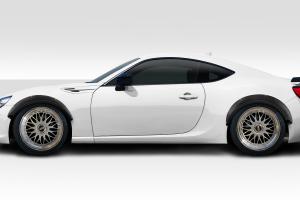 2013-2020 Scion FR-S, 2013-2020 Subaru BRZ Duraflex Hako Fender Flares - 4 Piece