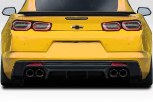 2016-2020 Chevrolet Camaro Duraflex Shark Rear Diffuser - 1 Piece ( Quad exhaust version)