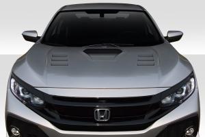 2016-2020 Honda Civic Duraflex TS 1 Hood - 1 Piece