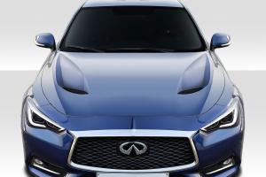 2017-2022 Infiniti Q60 Duraflex TS1 Hood - 1 Piece