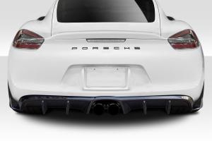 2014-2016 Porsche Cayman Duraflex Motox Rear Diffuser - 3 Piece