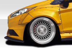 2014-2019 Ford Fiesta Duraflex CPR Wide Body 70MM Front Fender Flares - 4 Piece