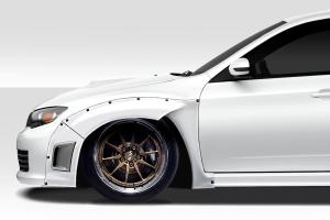 2011-2014 Subaru WRX STI 4DR Duraflex MTR Wide Body Front Fender Flares - 4 Piece (Note: can fit wheels 4