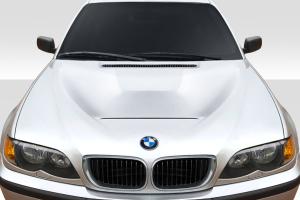 2002-2005 BMW 3 Series E46 4DR Duraflex GTS Look Hood - 1 Piece