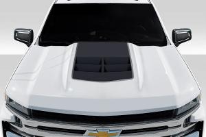 2019-2021 Chevrolet Silverado 1500 Duraflex ZL1 Look Hood - 1 Piece